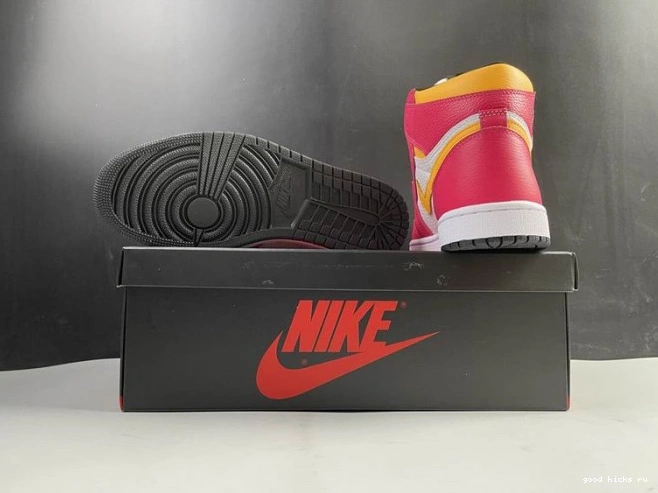 555088-603 Jordan Air 1 Fusion High OGLight Red 0701
